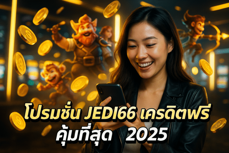 โปรโมชั่น JEDI66 เครดิตฟรี คุ้มที่สุด 2025