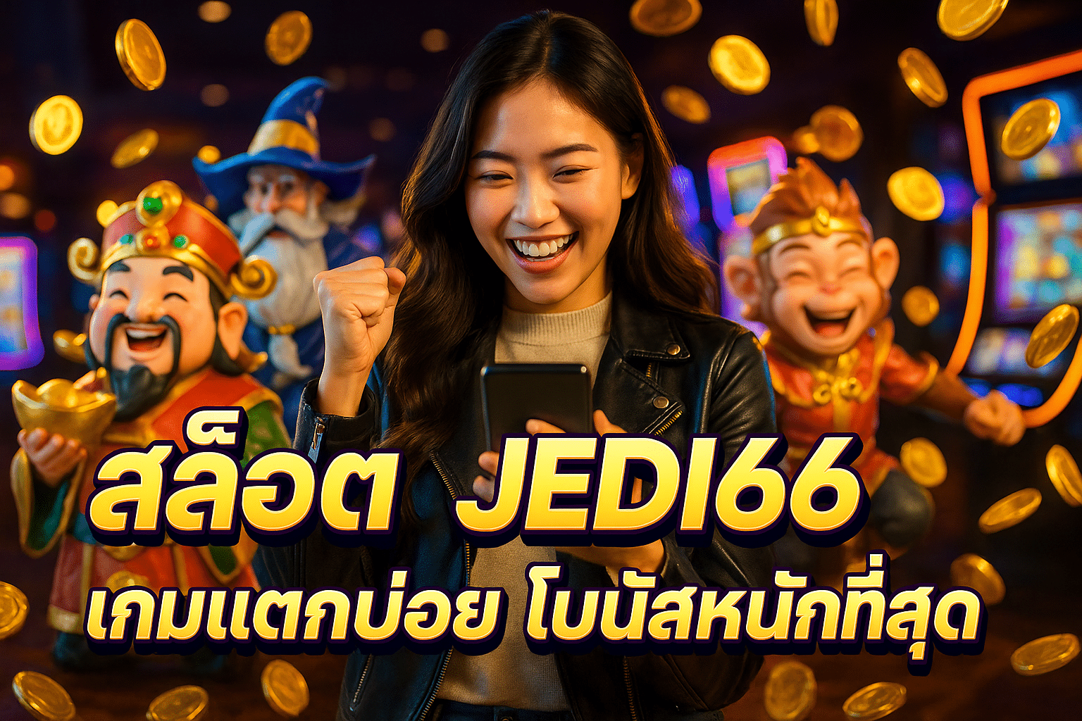 สล็อต JEDI66 เกมแตกบ่อย โบนัสหนักที่สุด