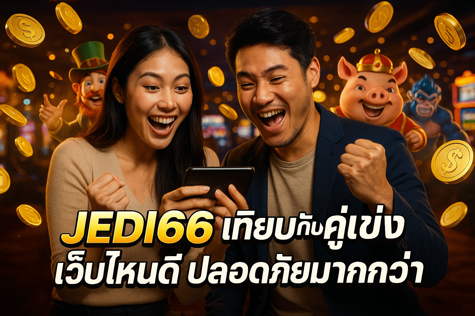 JEDI66 เทียบกับ คู่แข่ง เว็บไหนดี ปลอดภัยมากกว่า