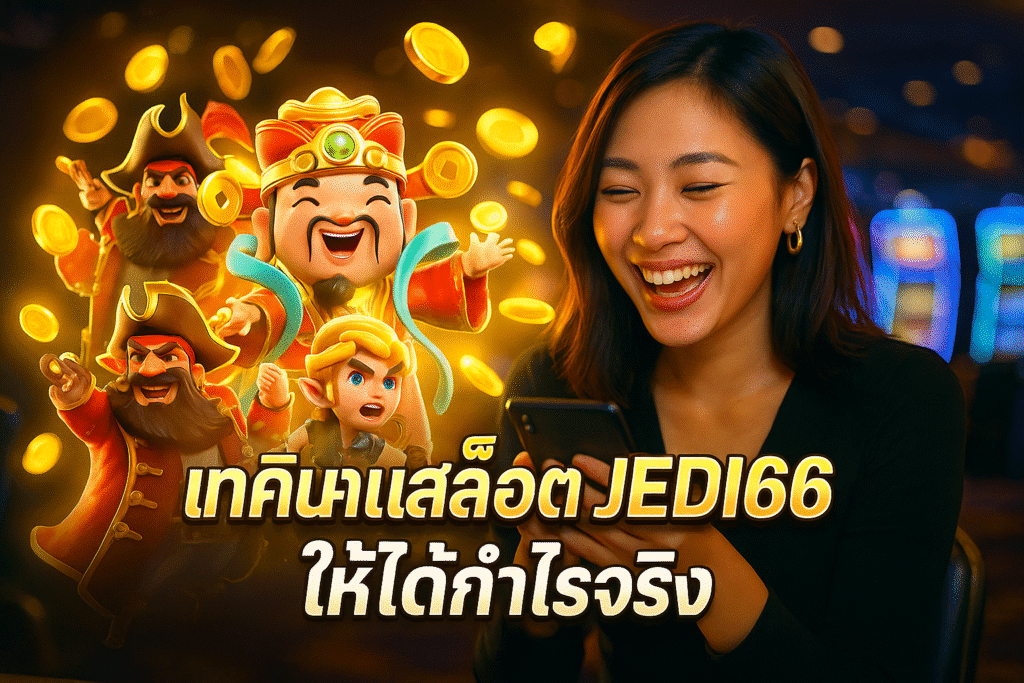 เทคนิคเล่นสล็อต JEDI66 ให้ได้กำไรจริง